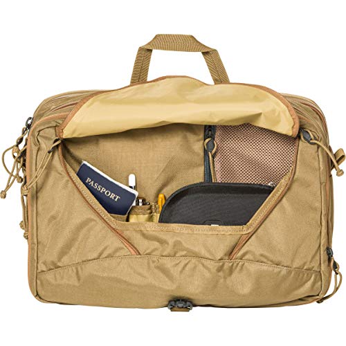 MYSTERY RANCH 3 Way Briefcase - Carry as Tote, Backpack and Shoulder Bag, Coyote, 22L