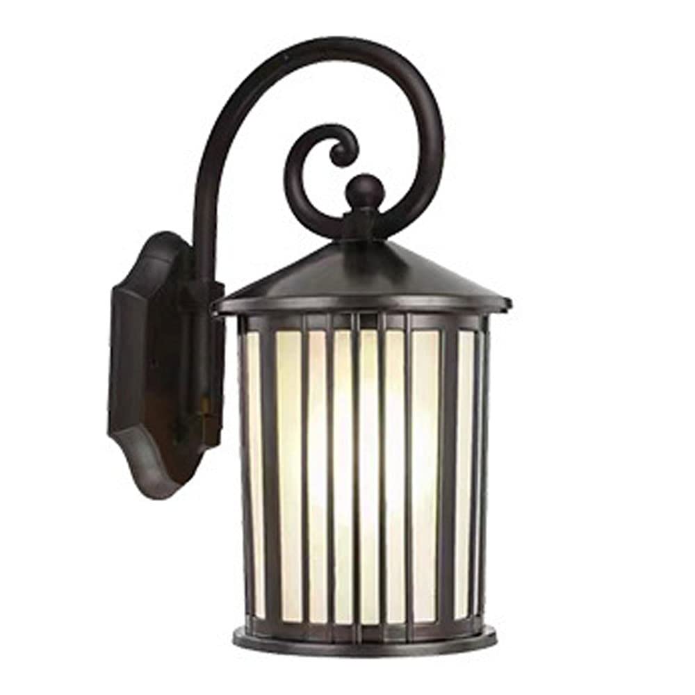 Kbuukyyxouy A Outdoor Wall Lamp, Ip65 Waterproof Garden Wall Sconce, Courtyard Exterior Landscape Wall Lights Fixture, For E27 Base Vill Aisle Terrace Balcony Door Exterior Wall Lantern(A)