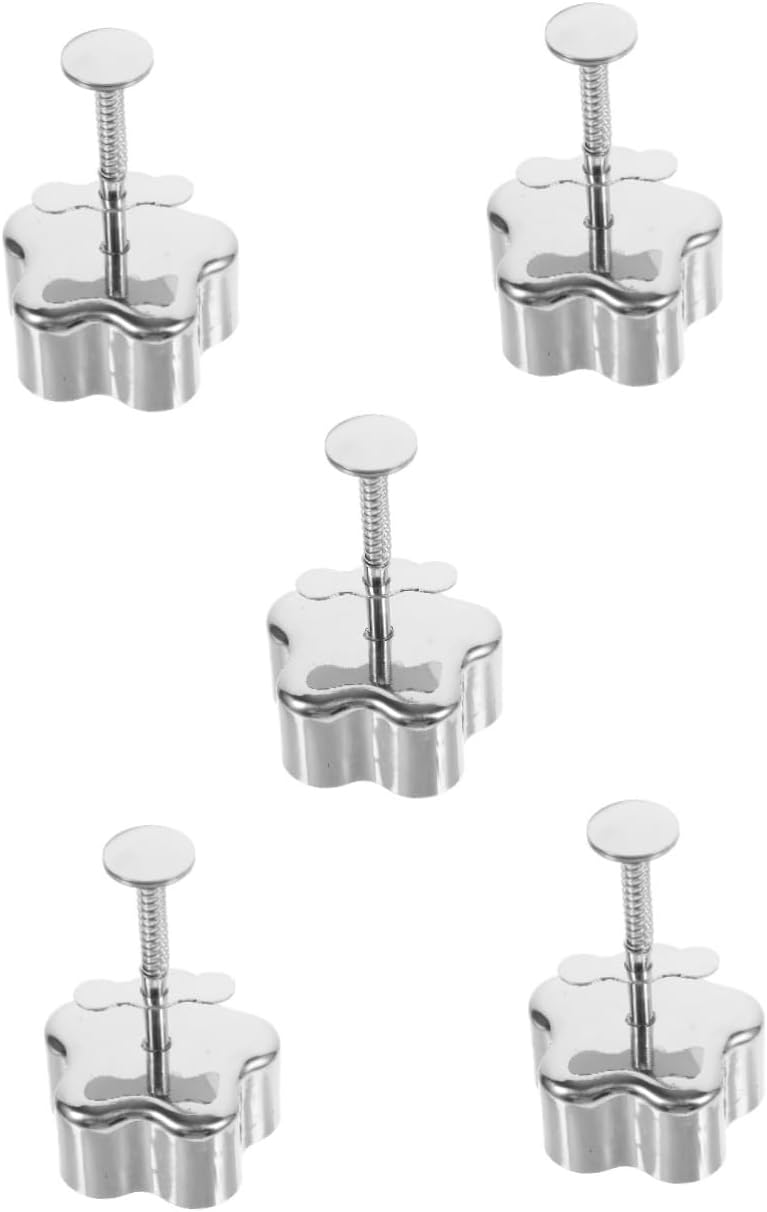 5pcs Diy Sushi Making Molds Rice Ball Molds Onigiri Stainless Steel Kitchen Tools