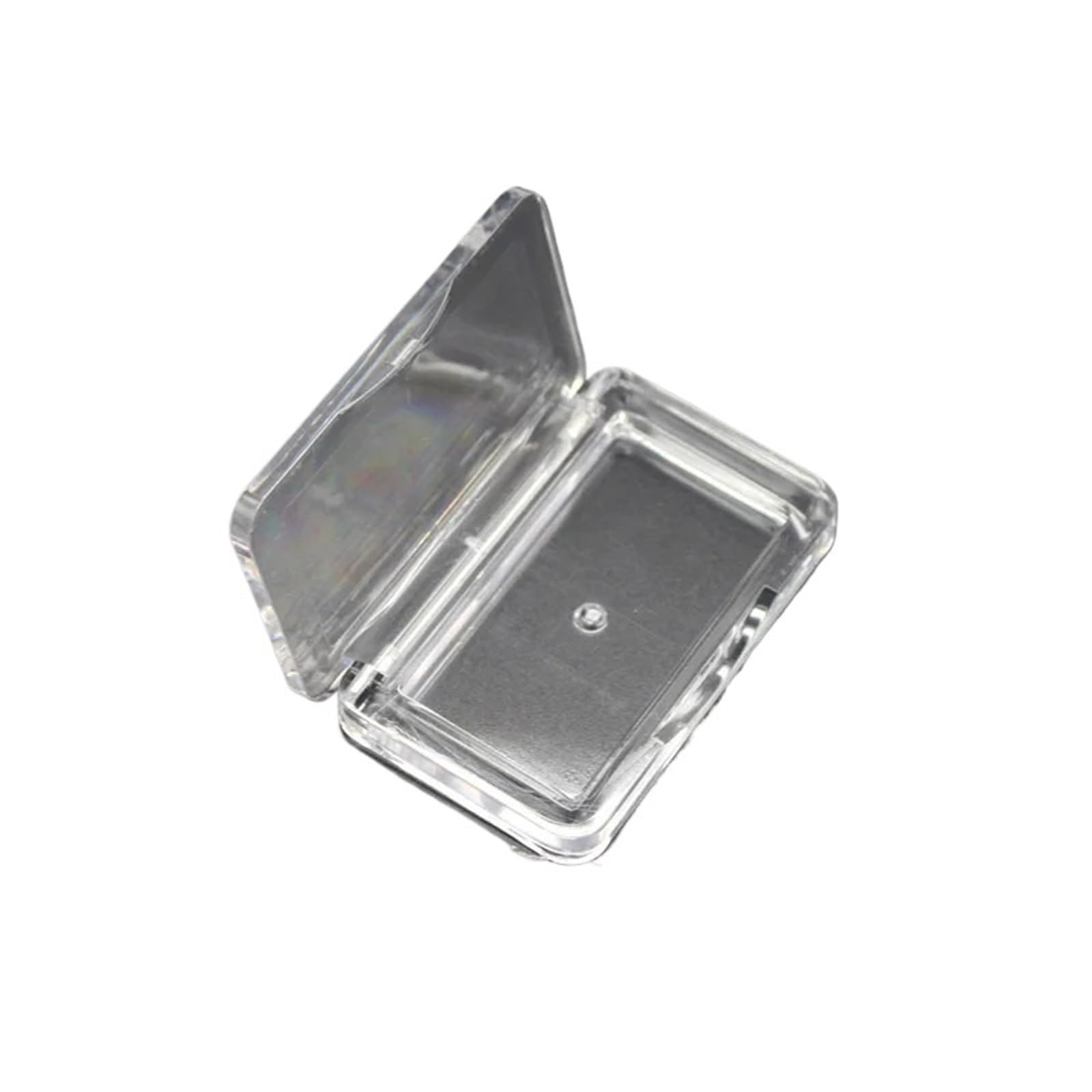 Paleta De Sombras De Ojos VacíA 100 Uds. Estuche transparente for sombra de ojos, paletas, contenedor de sombra de ojos, colorete cosmético vacío compacto