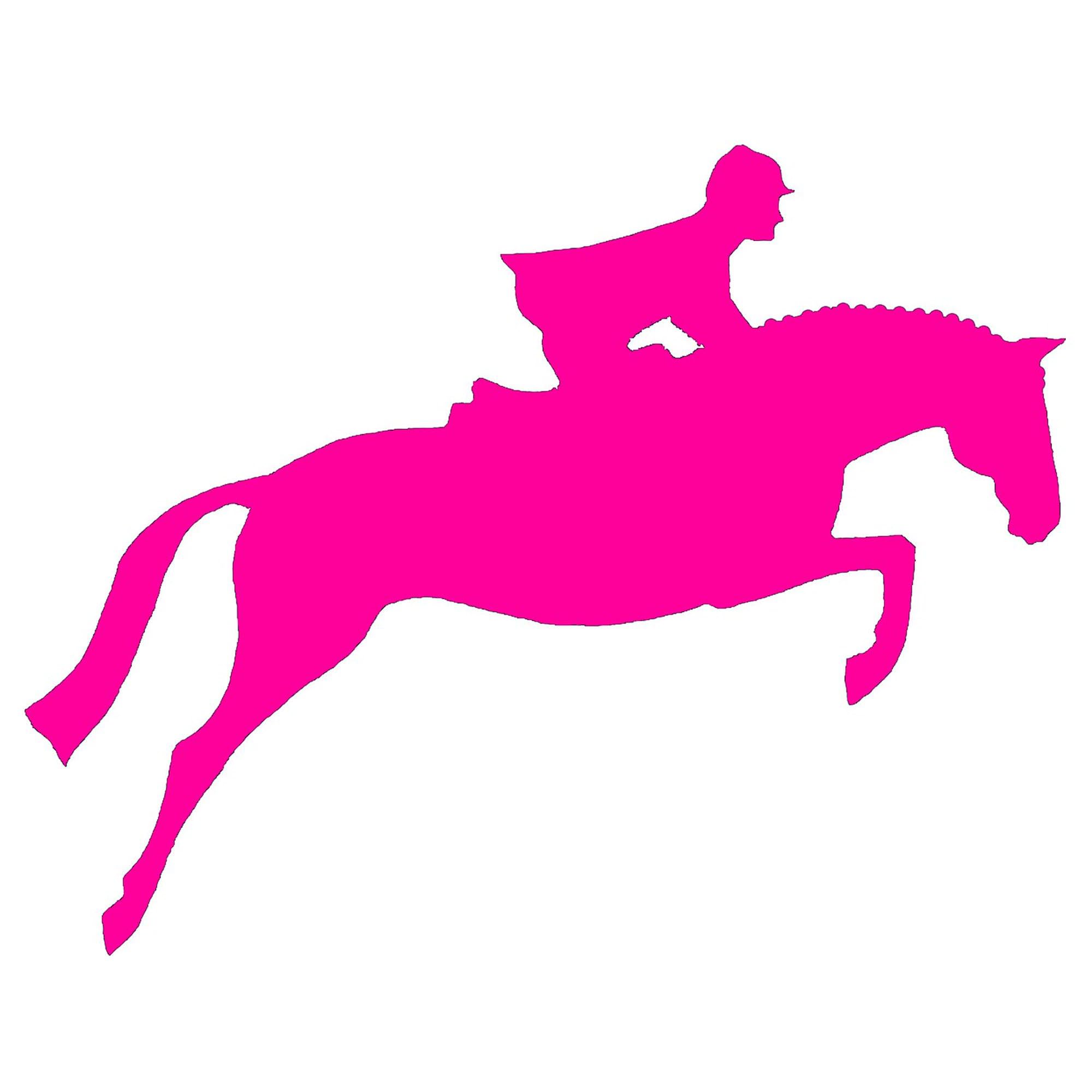 CafePress Pink Galloping Heart Horse Oval Bumper Sticker – Durable Vinyl Decal For Car, Laptop, Or Fridge - View #2