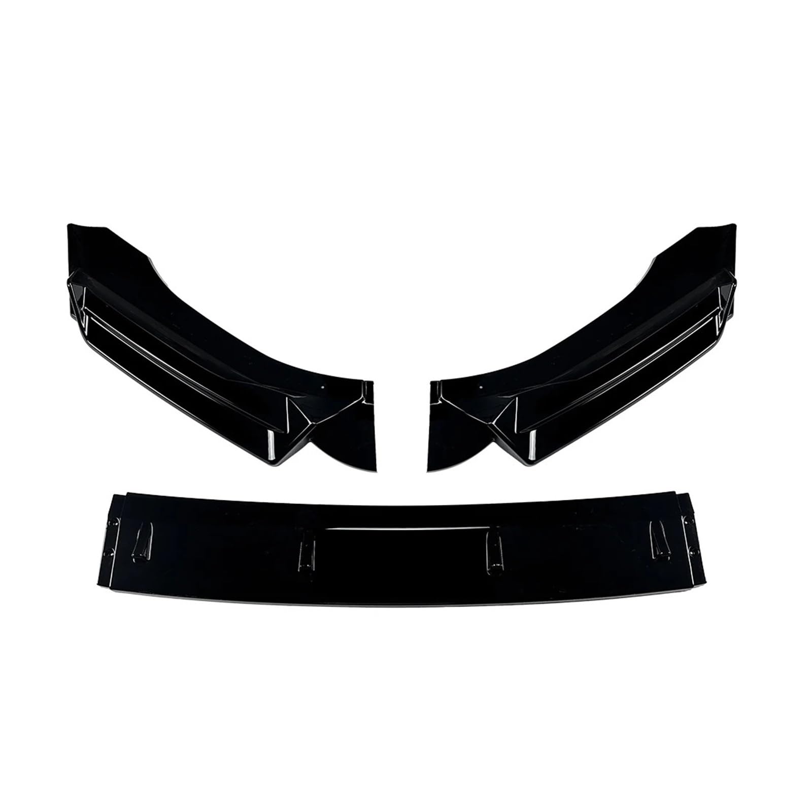 Front Bumper Lip Splitter Diffuser Lip Body Kit Auto Spoiler Bumper Gloss Black Accessories Compatible for BMW X5M F85 X6M F86 2015-2018