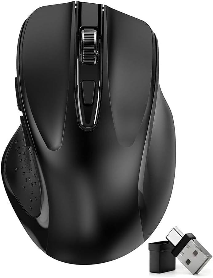 Qullqian Rechargeable Bluetooth Mouse for iPad/Tablet/Mac/Laptop/Apple/MacBook pro/MacBook air/pc...