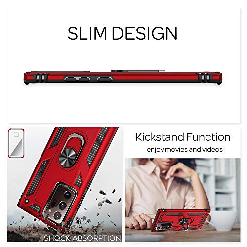 NALIA Ring Cover compatibile con Samsung Galaxy