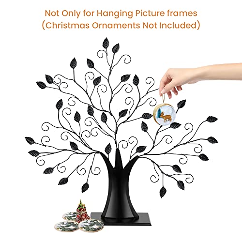 Upsimples Family Picture Frame Tree With 10 Hanging Wallet Size Picture Frames Holds 2X3 Photos, Personalized Birthday Gifts For Mom,Grandma, Metal Family Tree Wall Decor #TOP7