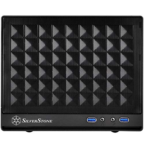 Image of Silverstone Computer Case with Mesh Front Panel,Black (SG13B)