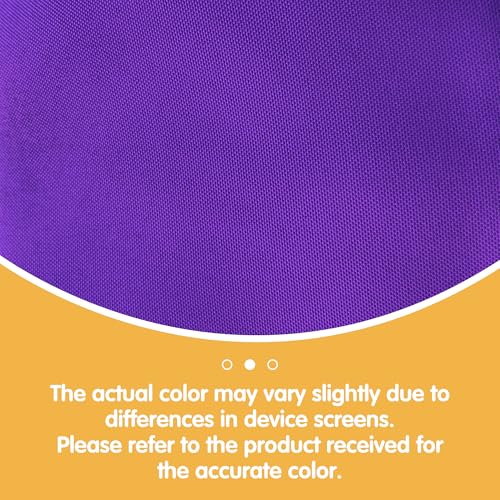 Image of BRILLMAX 10 Pack Purple Tablecloths 70 x 120 Inch for 6ft & 8ft Rectangle Tables - 150 GSM Polyester Fabric, Universal Fit, Water, Stain & Wrinkle Resistant Cloth Cover for Wedding Banquet Dining