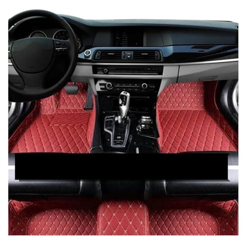 Accessoires voiture tapis BMW X4 F26 bordeaux sol antidérapant