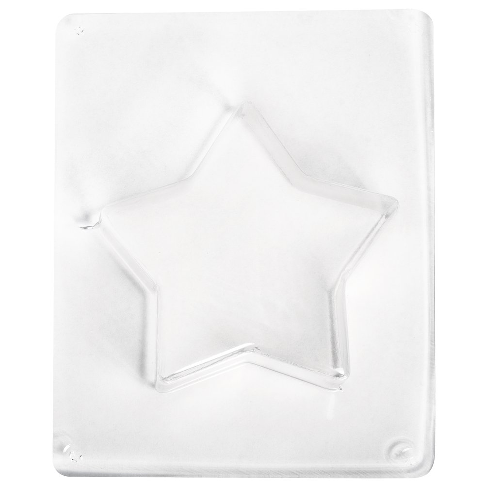 Rayher Casting Mould: Star 7cm ø, Depth 3, 5cm, Transparent