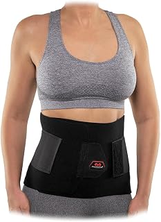 McDavid Waist / Belly Trimmer Belt for Women and Men. Extra Support. Love Handles Fat Burning Sauna Waist Trainer - Promotes Healthy Sweat, Weight Loss, Lower Back Posture