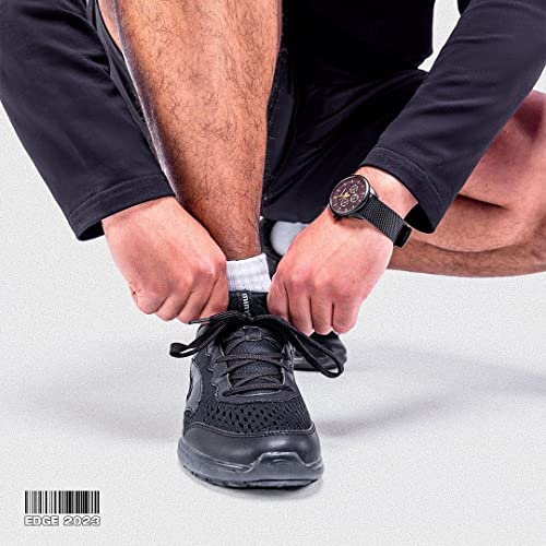 حذاء ايدج رياضي برباط للنساء من مينترا، حذاء للتمرين بلون أسود × أسود، مقاس 41 EU