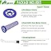 Filter Replacements for dy.son Ball Animal 2, DC65 DC41 UP13, Ball Vacuums Ball Animal 3, DC66 UP20 UP30 Multi Floor for dy.son, 2 HEPA Post Filters & 2 Pre Filters, Replace Part#920769-01 & 920640-01