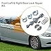 TOTMOX Car Front Left Right Door Lock Barrel Repair Kit, Barrel Door Lock Cylinder Repair Kit Compatible with BMW 3 Series E90 Saloon E91 Estate 2004-2012 E92 Coupe 2006-2013 E93 Convertible