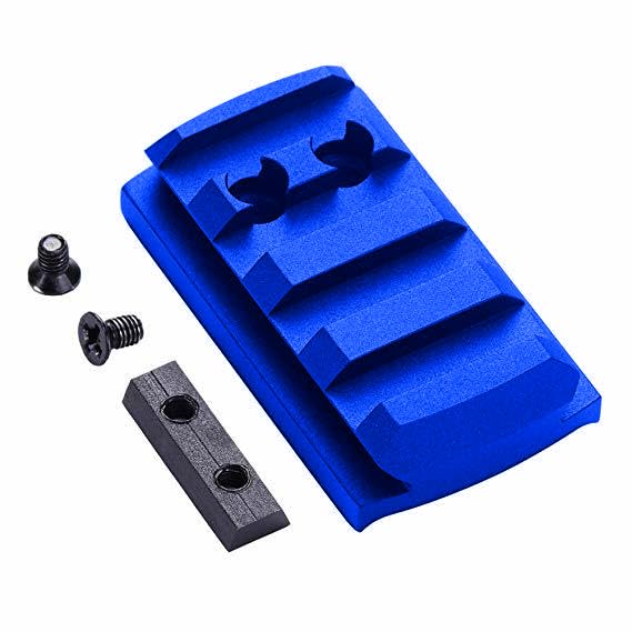 Eastern Tactical Supply Picatinny Rail Sight Mount Plate Fits Glock G17 19 22 23 26 27 34 for Install Pistol Red Dot Sight (Blue)