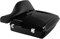 Vista 4 de TCMT Chopped Tour Pack Respaldo de maletero Placa base de montaje para Harley Touring Road Street Electra Glide Road King 2009-2013