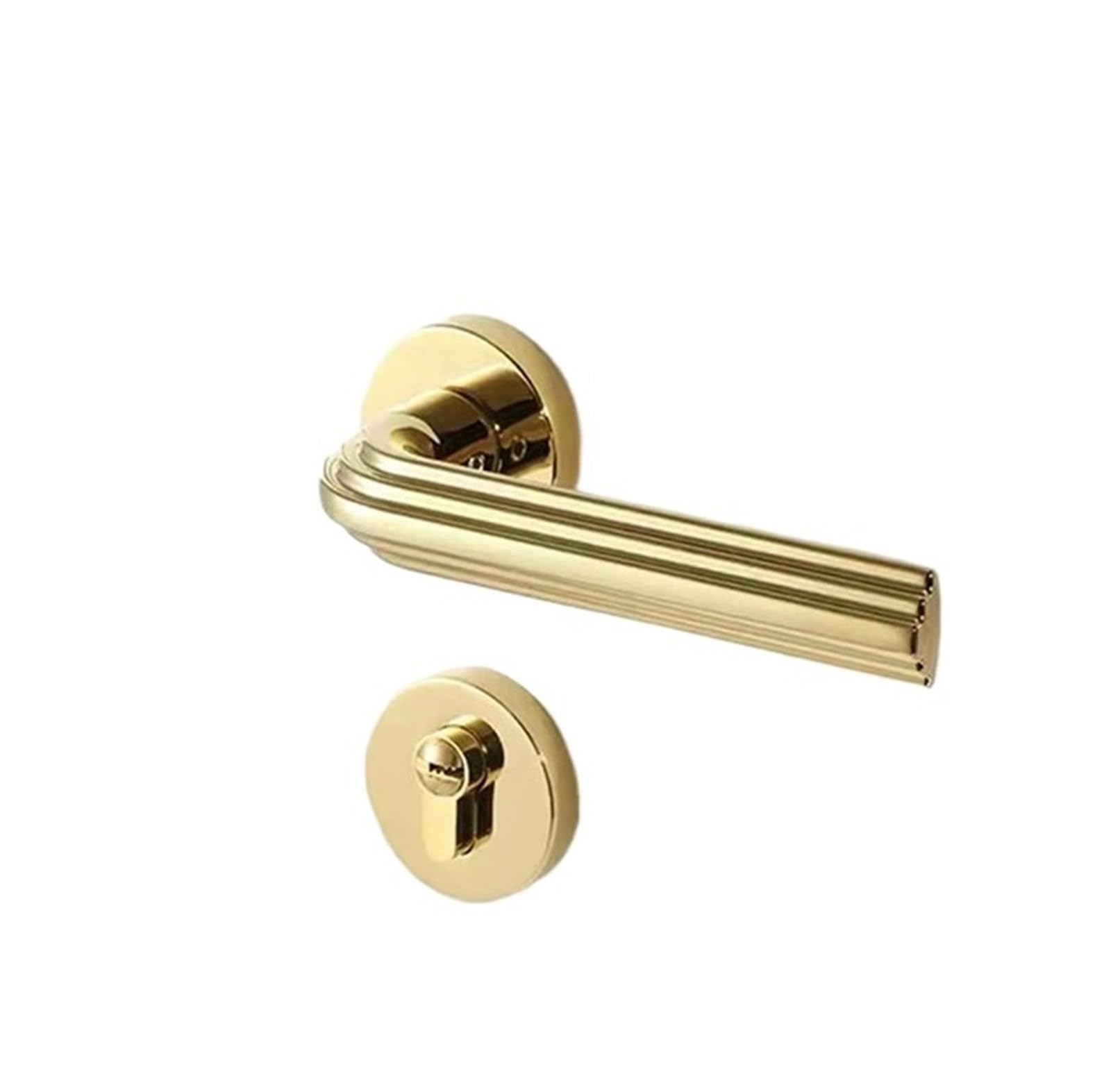 Indoor silent door lock wooden Italian style split(SILENT LOCK BODY_72MM)