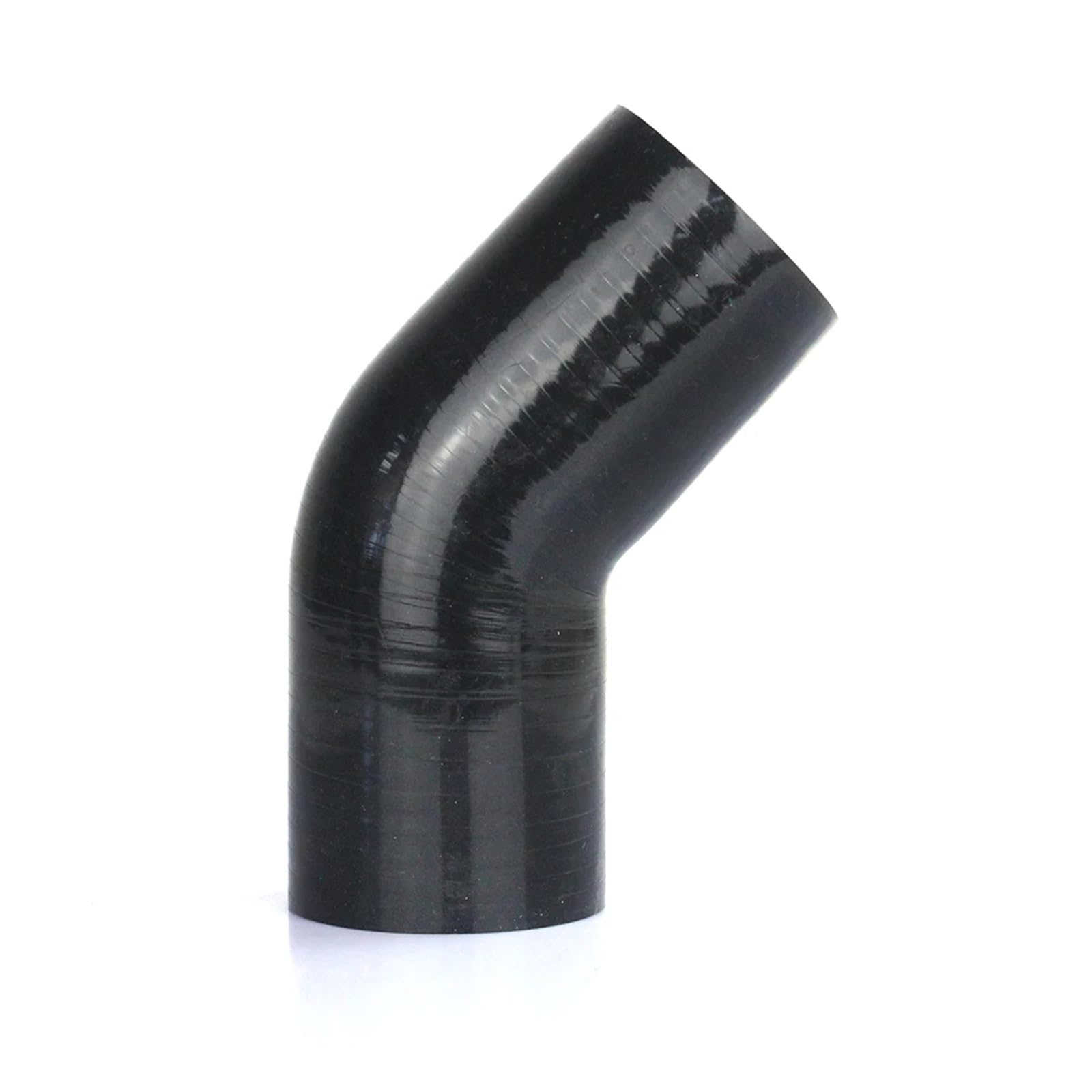 45 Degree Silicone Elbow Hose 38 51 57 63 70 76 83 89 102MM, Bend Tube for Turbo Air Intake Connection(83mm-Black)