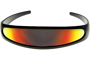 Ombraz Armless Sunglasses for Men - Futuristic Narrow Cyclops Sunglasses