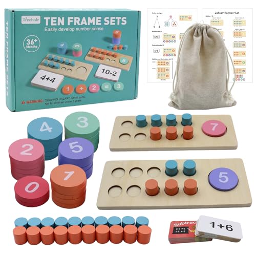 Montessori Mathe Spielzeug Holz Zahlen Lernen Lernspielzeug Montessori Mathematik Lernspiele