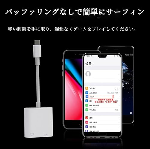 erdy USB-C LAN USB Type C 有線LANアダプター の商品画像 5