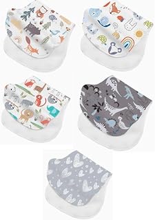 5PCS Baby Burp Cloths