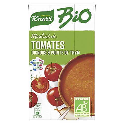 KNORR - Mouliné Tomates Oignons Et Pointe D'Herbes Bio 1L - Lot De 3 - livraison offerte