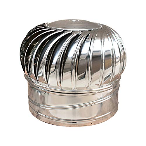 DZDZXQG Cesta de Chimenea de Acero Inoxidable para Chimenea, Sombrero Giratorio para Lluvia, Campana de Chimenea, Cubierta de Chimenea, Sombrero para Chimenea (110-400 mm), 250 mm