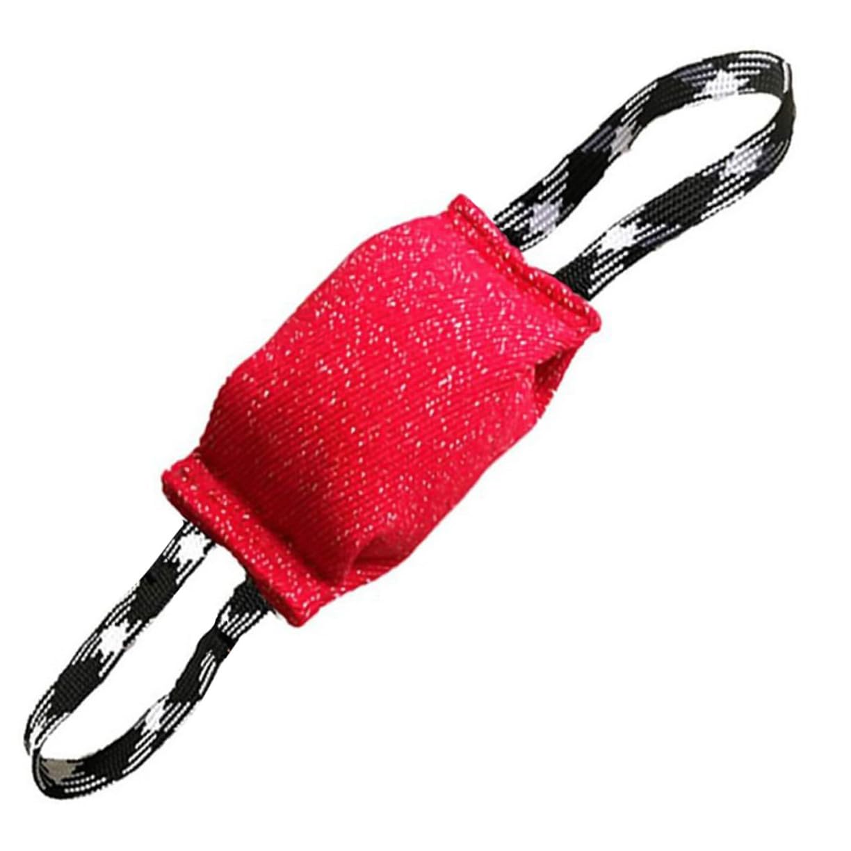 Chiot destructeur ? Utilisez ce coussin à mordre rouge à deux poignées