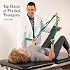 OPTP The Original Stretch Out Strap with Exercise Poster, USA Made Top Choice Stretch Out Straps for Physical Therapy, Yoga Stretching Strap or Knee Therapy Strap
