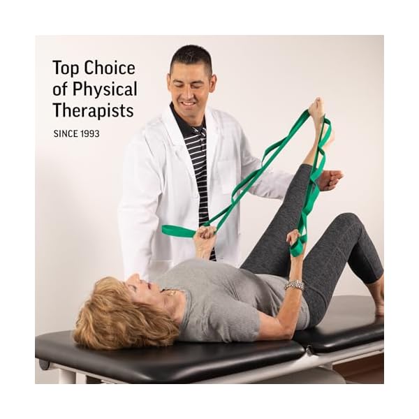 OPTP The Original Stretch Out Strap with Exercise Book, USA-Made Yoga Strap - Image 2