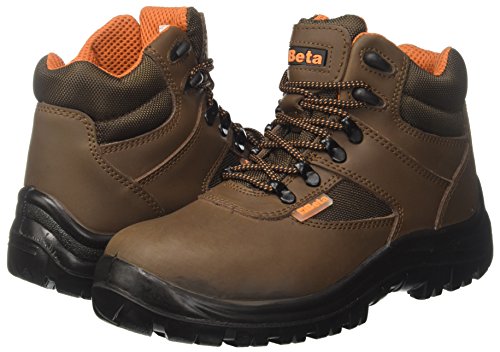Beta Tools 7236B Scarpe Alte In Action Nabuk Idrorepellente Con Inserti In Nylon, 44 - 7