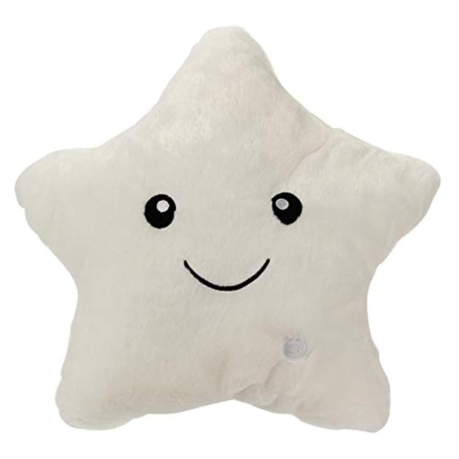 Star Luminous Pillow Glow in the Drak Stuffed Cartoon Soft Plush Kids