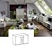 Produktbild Wimex Highboard 325717 Kira, Weiß, Abs. Eiche sägerau-Nachbildung