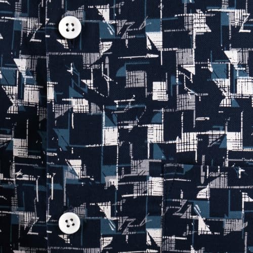 Image of 7-DAYS Men's Premium Printed Shirt - 100% Cotton, Regular Fit, Full Sleeve, with Pocket - Versatile for Formal Occasions and Casual Wear