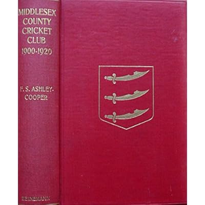 Middlesex County Cricket Club. Vol Ii. 1900-1920