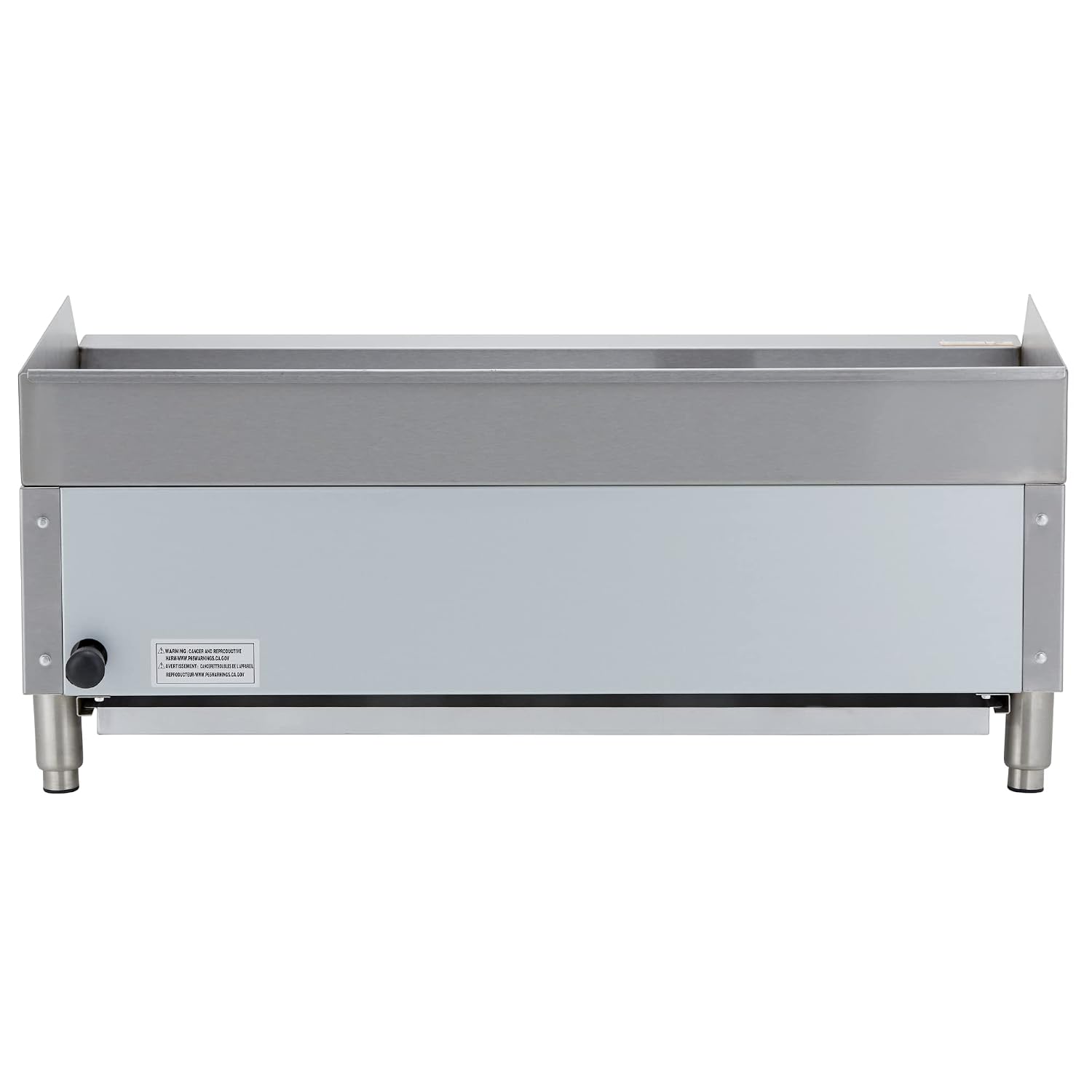 Iron Range IRRB-36 36" Countertop Commercial Gas Charbroiler, 3 Burners, 105,000 BTU, Stainless Steel, ETL Listed, LPG Conversion Kit Included, Adjustable Legs, Removable Grates & Grease Pan