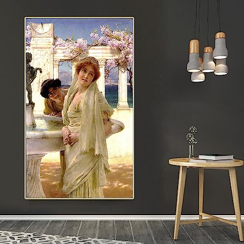 Kits de pintura Lawrence Alma-Tadema, una diferencia de opinión, bricolaje 5D de puntos de perforación completa, pinturas artísticas para decoración de pared del hogar, 20 x 24 pulgadas