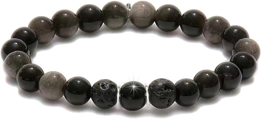 Bead Bracelet - Gemstone Beaded Essential Oil Diffuser Wristband with advanced Technology