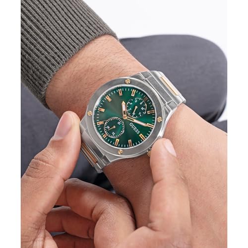 Image of GUESS Jet Analog Watch for Men with Round Dial & Water Resistant Man's Wrist Watches