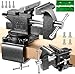 Produktbild Schraubstock - Tischschraubstock drehbar 270°, 110 mm Spannweite,2-in-1-Mehrzweck-Hochleistungs-Schraubstock mit multifunktionalen weichen Backen