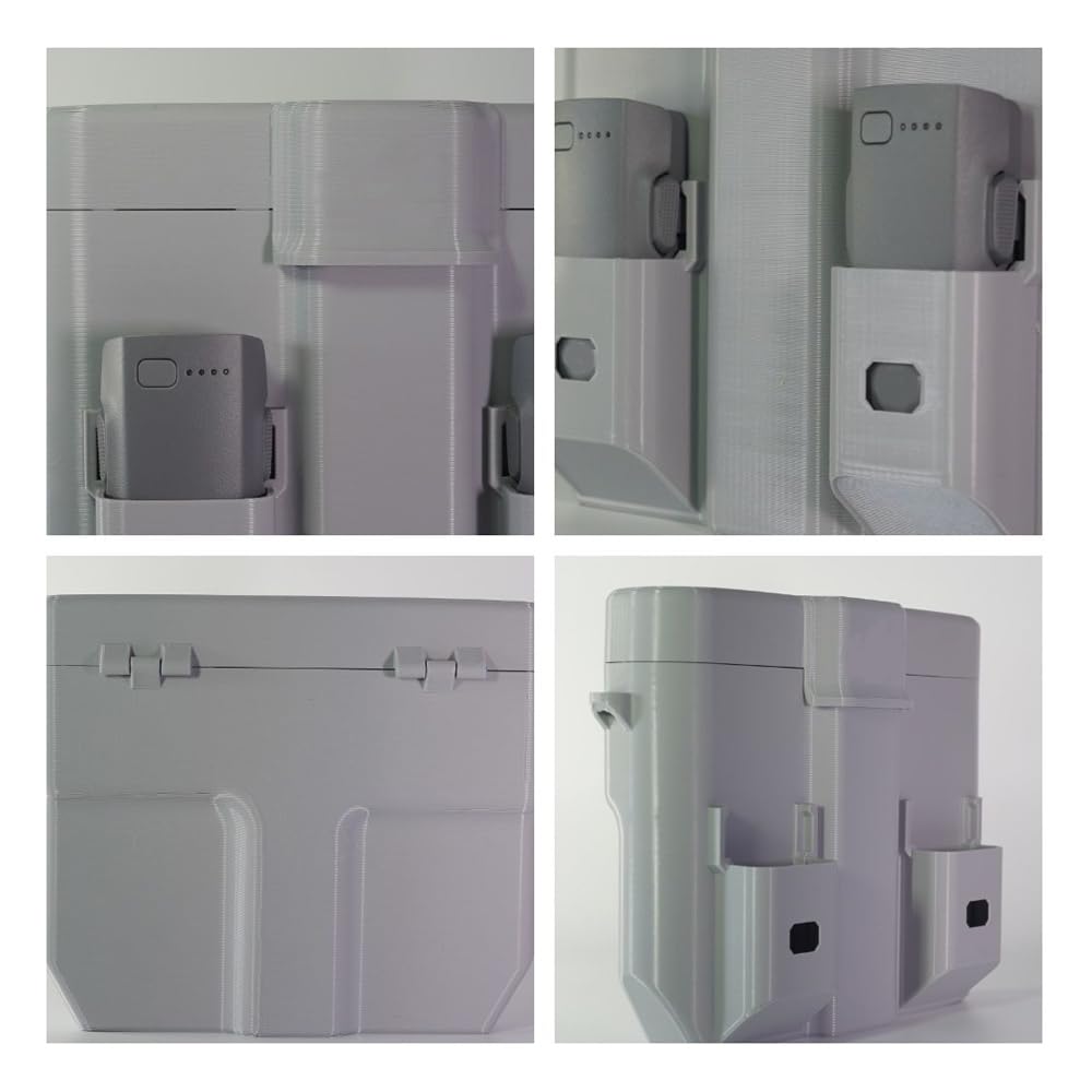 Caja de almacenamiento impresa en 3D para DJI Neo 2, accesorios de protección antipresión, funda rígida de transporte con 2 compartimentos de batería, resistente y no se daña fácilmente