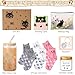 Cat Lover Gifts for Women, Cat Gifts for Women, Cat‘s Themed Gift for Christmas Mothers Day Birthdays, Funny Gift for Cats Lovers for Crazy Cats Lady Mom Daughters with Glass Cup Scented Candle Socks