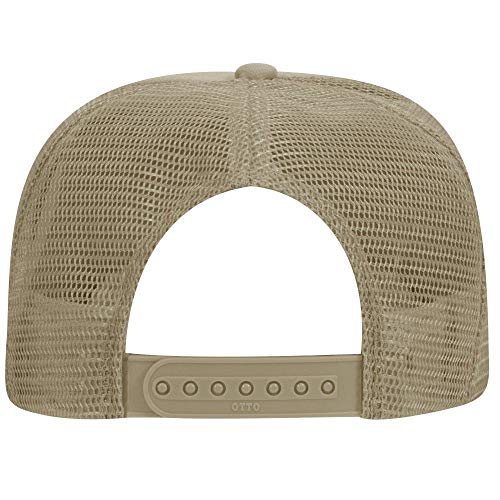 Image of OTTO Polyester Foam Front 5 Panel Pro Style Mesh Back Trucker Hat