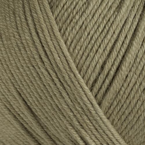Image of Baby Cotton Blend Yarn - Soft Sport Weight Yarn for Crochet & Amigurumi - 50g /180yds - 60% Cotton 40% Acrylic - Ideal for Baby & Knitting Proj. & 10 Stitch Markers(Stone, 4 Balls)