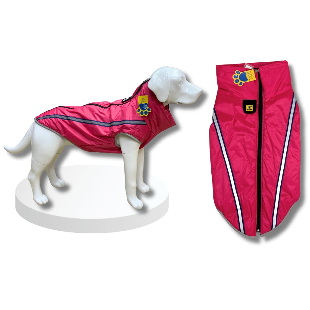 A+a Pets Luxurious Rain & Wind Protector Dog Raincoat - Waterproof & Windproof Jacket for Dog, Ultra Warm & Comfortable (5XL, Pink) (B0992LQXY1) Amazon Price History, Amazon Price Tracker