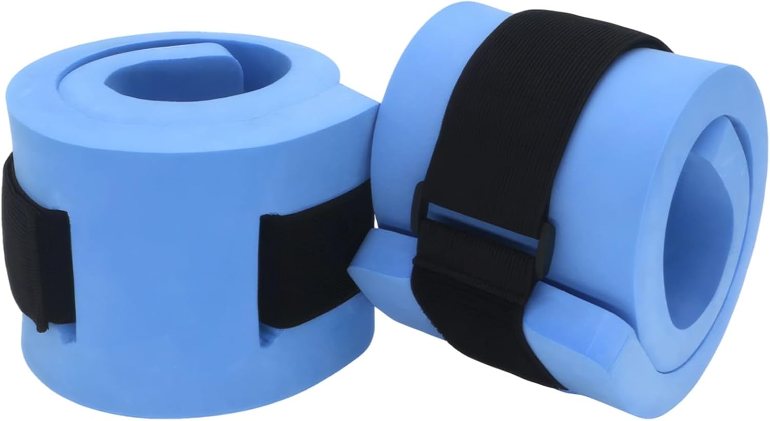 2 Pcs Swim Belts, Blue - High Buoyancy Eva Thickened, Adjustable Swim Weights for Pool Exercise, Water Aerobics, Swimming, Ideal for Water Fitness Training