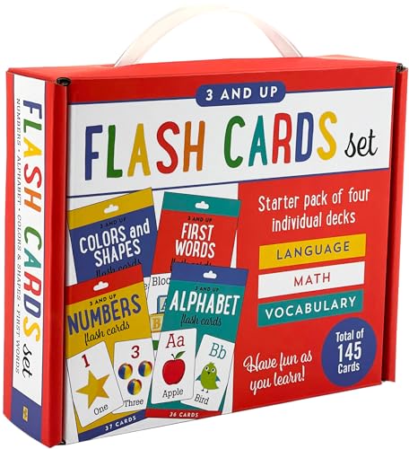Image of Flash Cards Value Pack - Set of 4 (Alphabet, First Words, Numbers, Colors & Shapes)