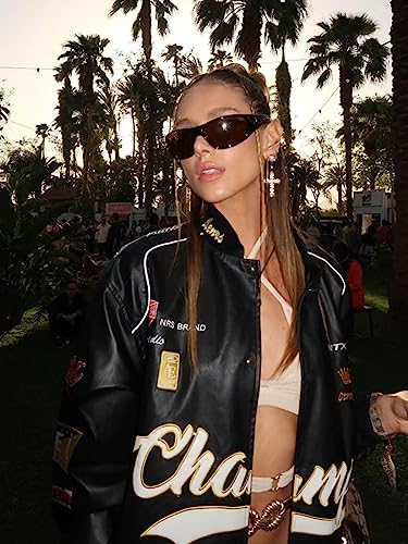 Aelfric Eden Men's Motorcycle Jacket Letter-Embroidered Racing Jacket Blackair Moto Jacket Women Vintage Coats2