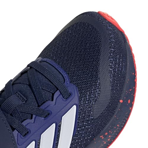 Image of adidas Kids' Marvel Run Falcon 5 Elastic Lace & Strap Shoe