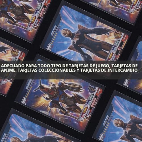 Miniatura 6 de Fundas Cartas, 100 Fundas Para Cartas 66 X 92 Mm 0.1 Mm Transparente Soft Sleeves Para Trading Cards Pokemon